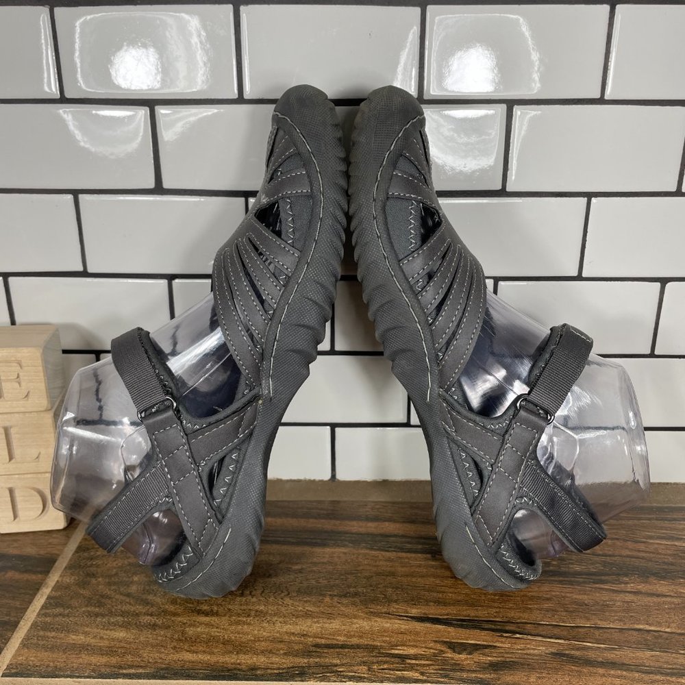 JSport by Jambu Poppy Womens Size 8.5 Shoes Gray All Terra Traction Sport Sandal - Picture 5 of 14